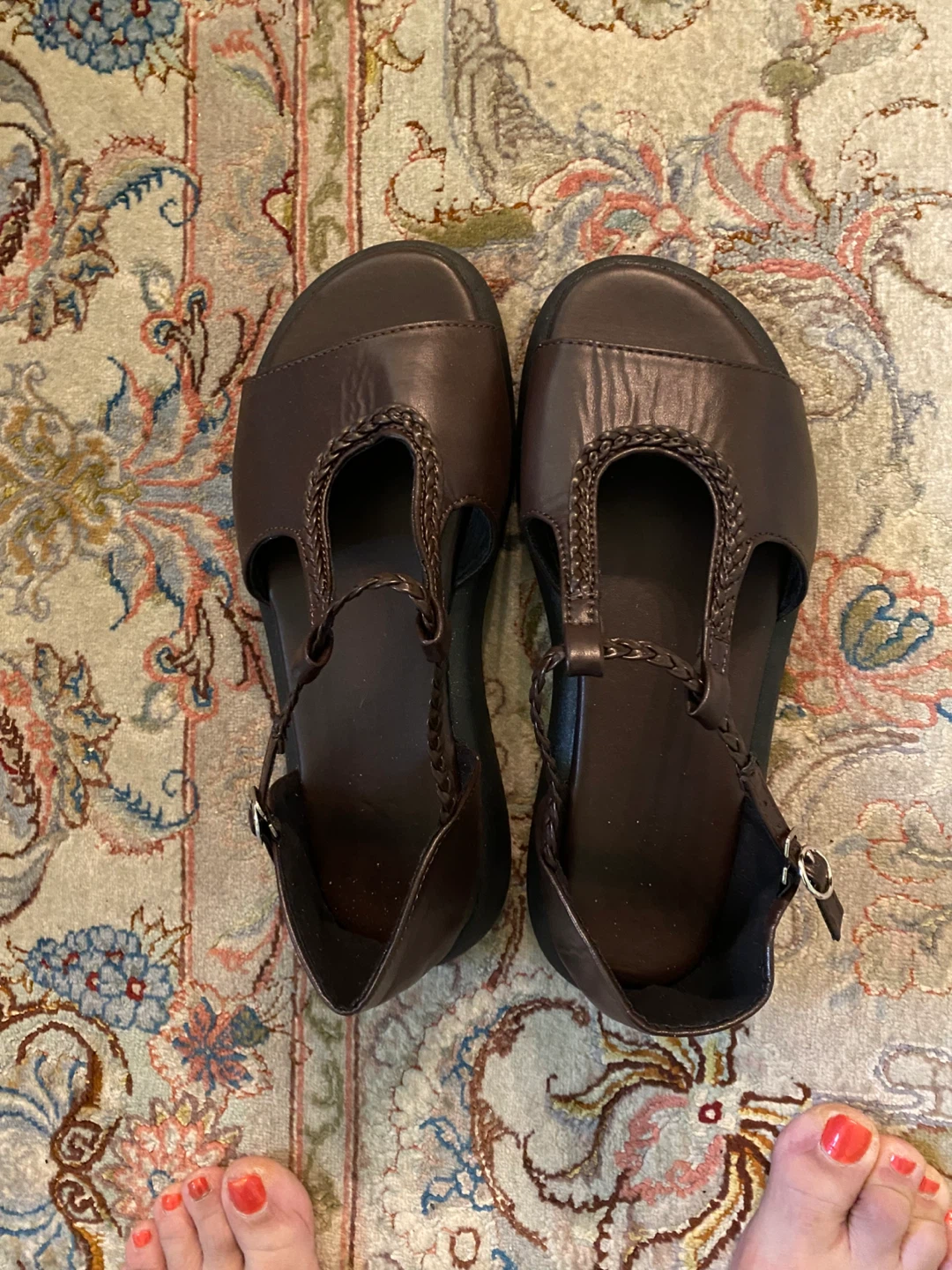 Brown Leather Sandals