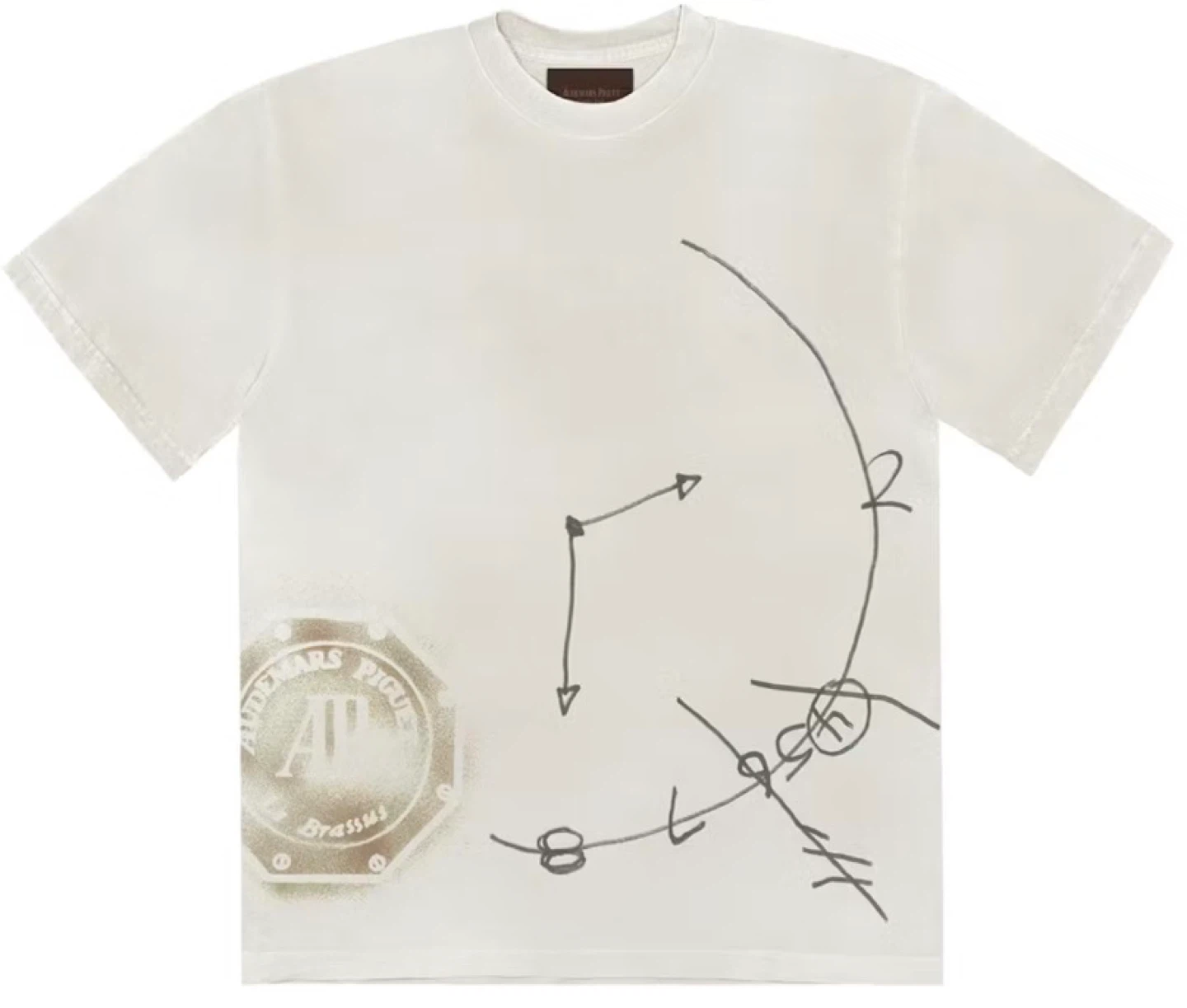 Travis Scott CJ x Audemars Piguet ‘Time Zones’ tee