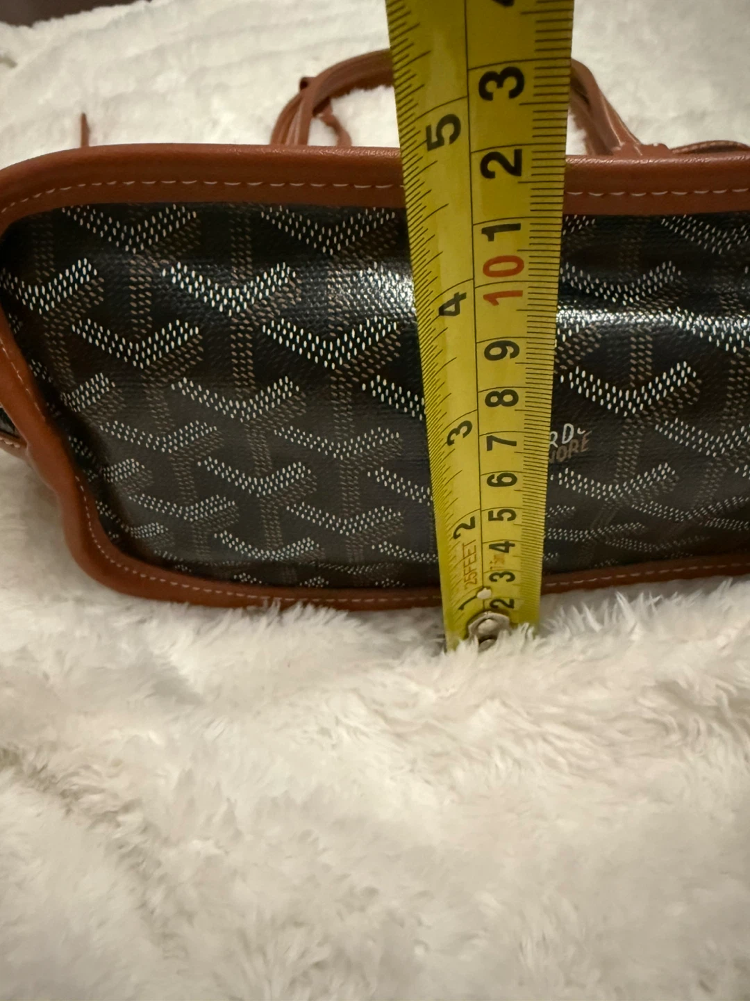 Goyard Black & Brown Monogram Small Tote Bag - photo 4