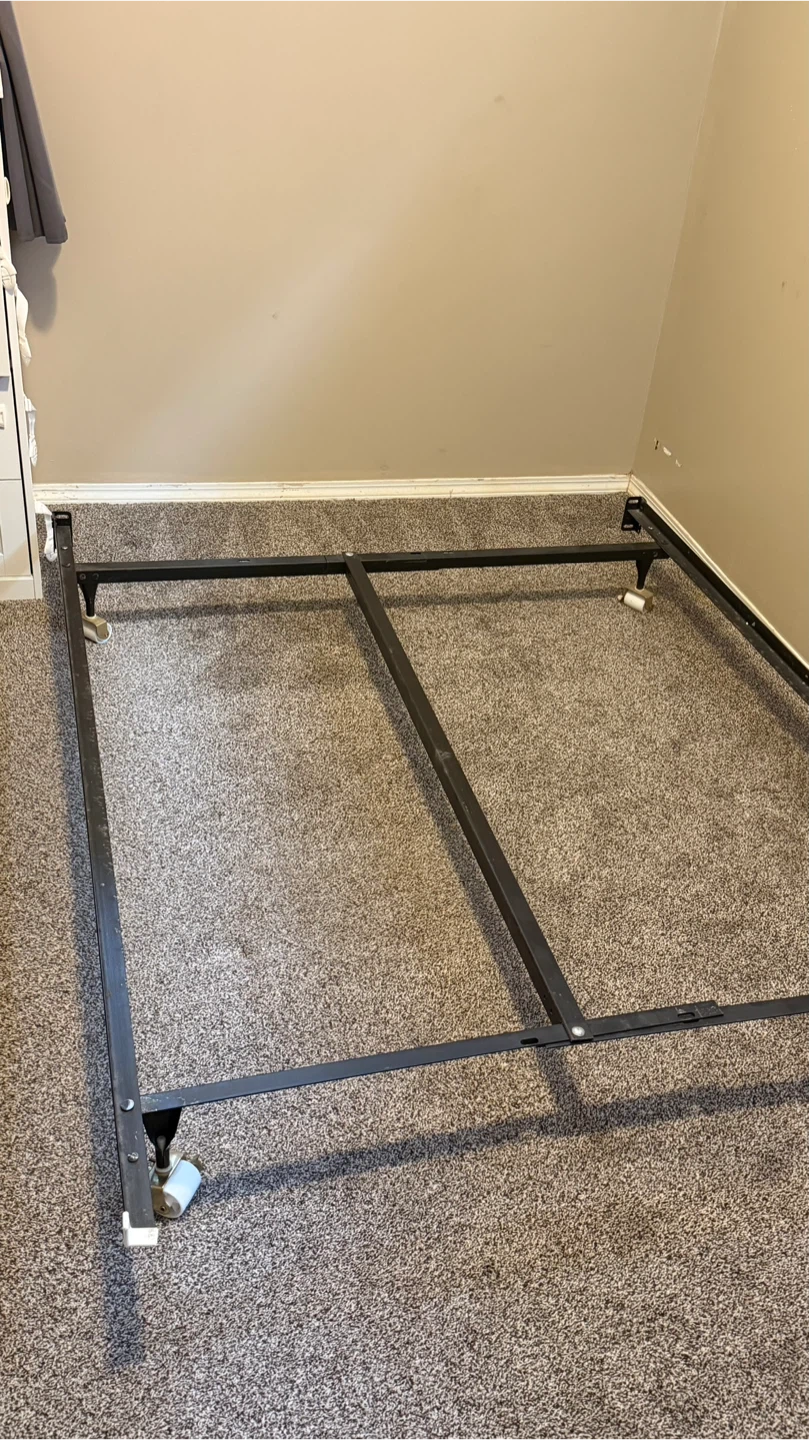 Metal Bed Frame with Wheels - photo 2