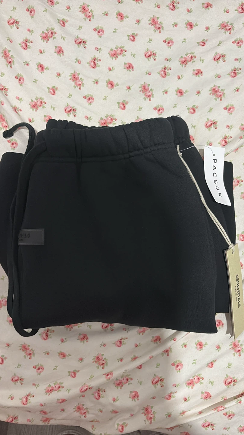 Black Fear of God Essentials Sweat Shorts - photo 3
