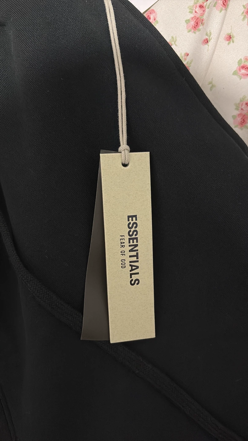 Black Fear of God Essentials Sweat Shorts - photo 5