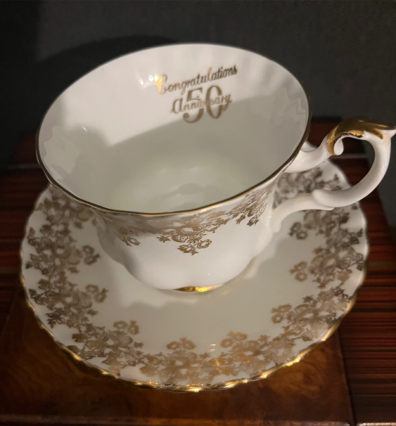 Royal Albert 50th Anniversary" Teacup and Saucer Set - photo 2