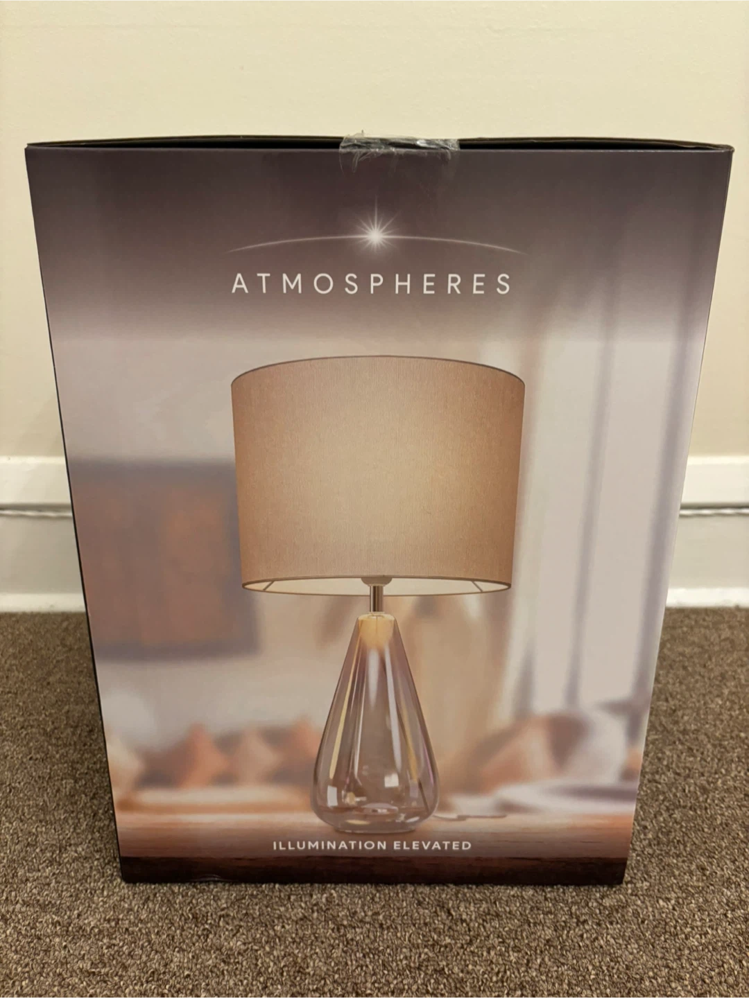 Atmospheres TearDrop Table Lamp w/ Drum Shade - photo 3