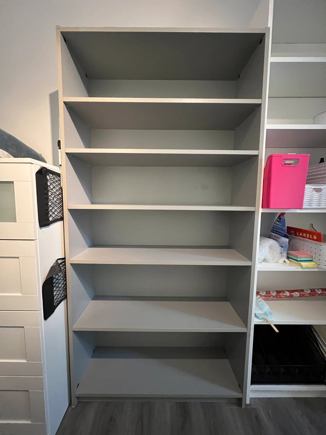 Heavy Duty 6 tier shelf bookself