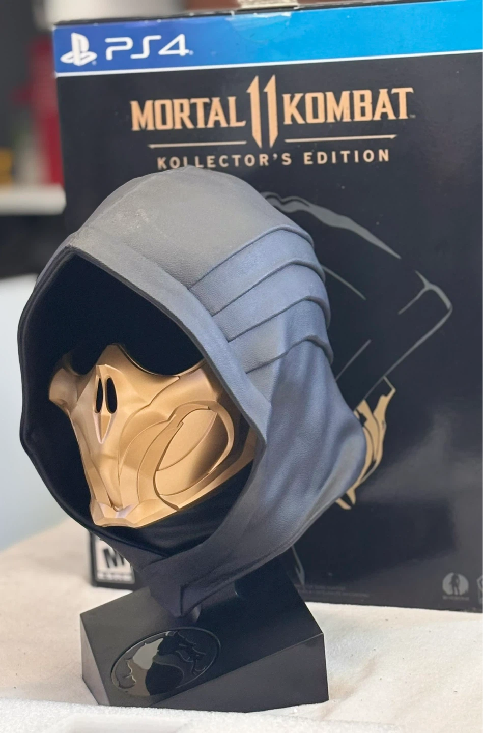 Mortal Kombat 11 Kollector's Edition Scorpion Mask Bust - photo 4
