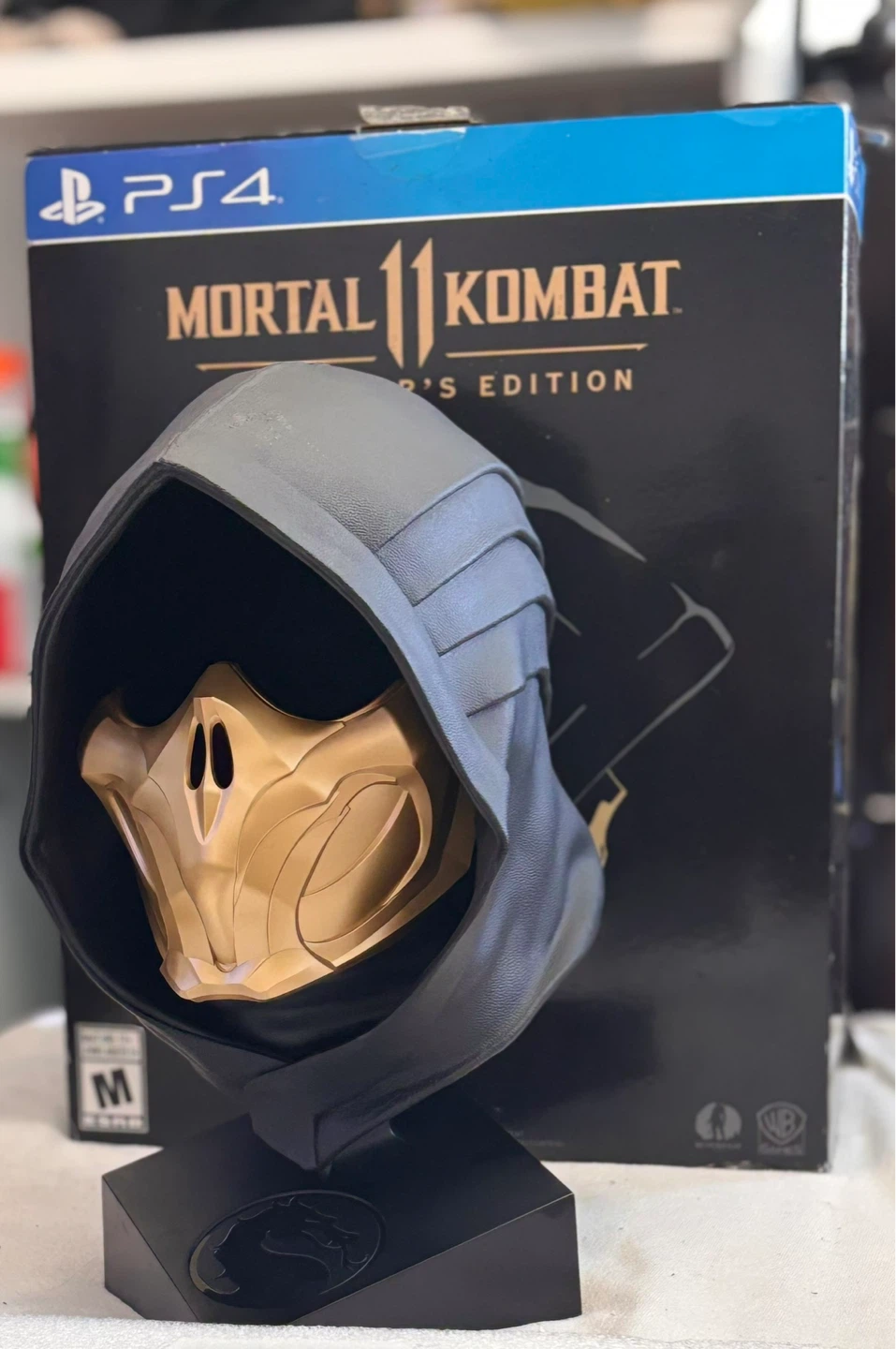 Mortal Kombat 11 Kollector's Edition Scorpion Mask Bust - photo 3