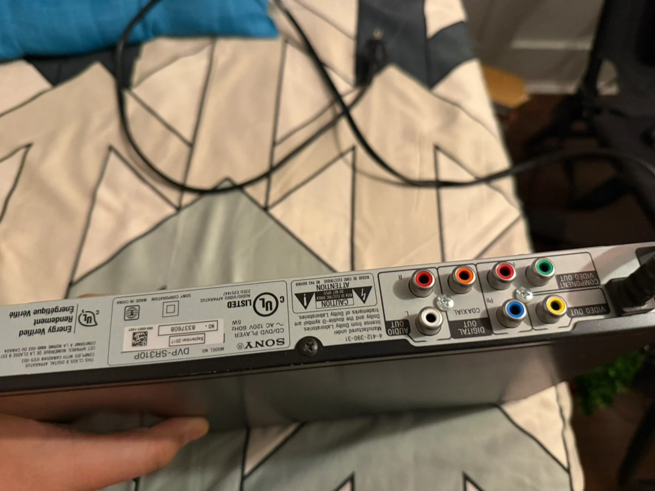 Sony DVD Player DVP-SR310P - photo 3