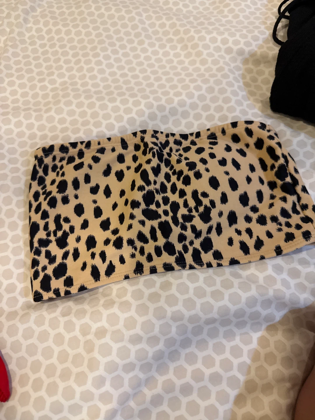 Cheetah Print Bandeau Top