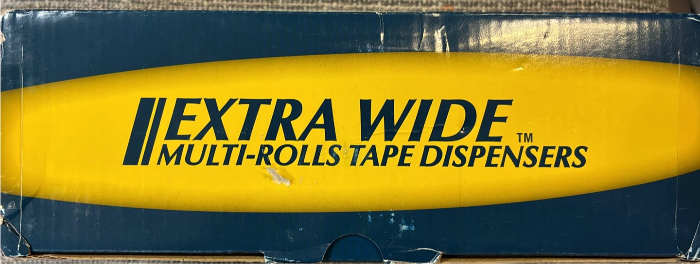 New Excell Extra Wide Multi-Rolls Tape Dispenser Twin Rollers - photo 3