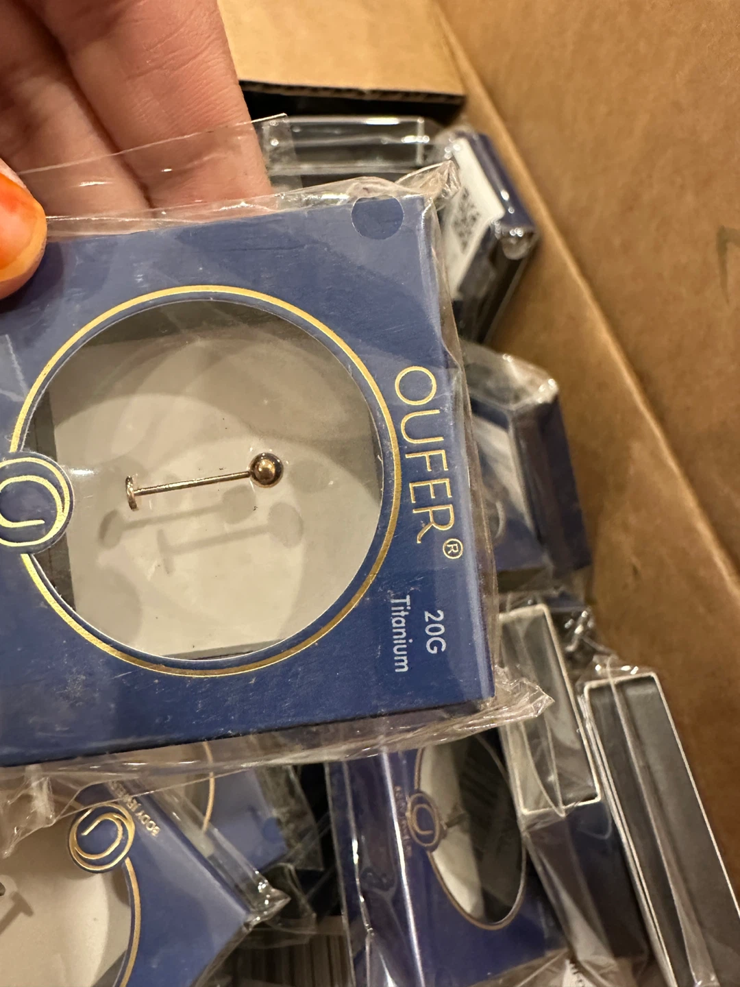 OUFER 16G Titanium Body Jewelry Labret Stud - photo 3