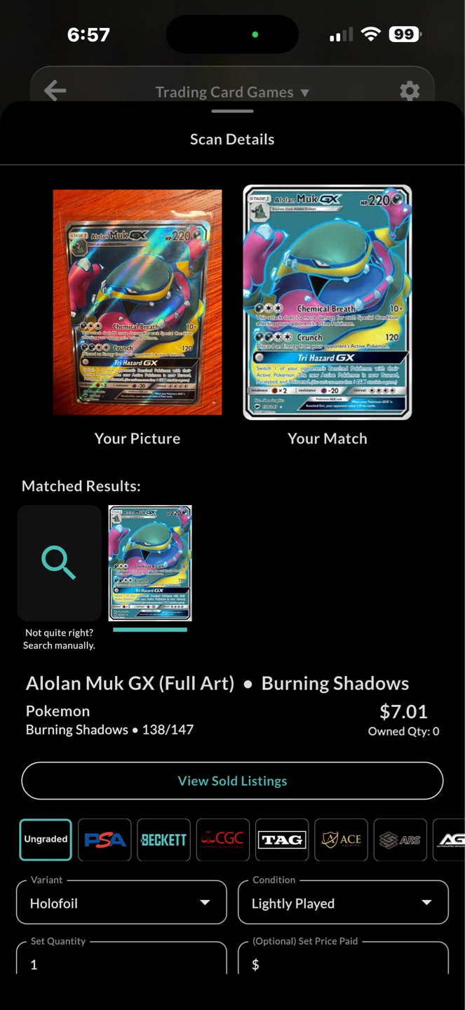 Alolan Muk GX Pokemon Card - photo 3