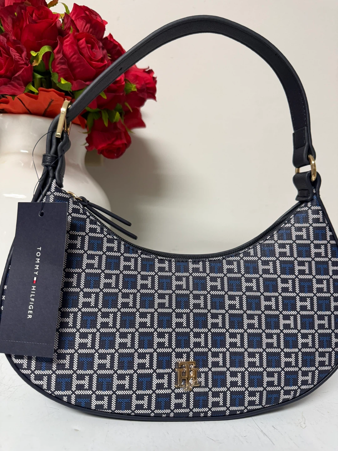Tommy Hilfiger Monogram Shoulder Bag