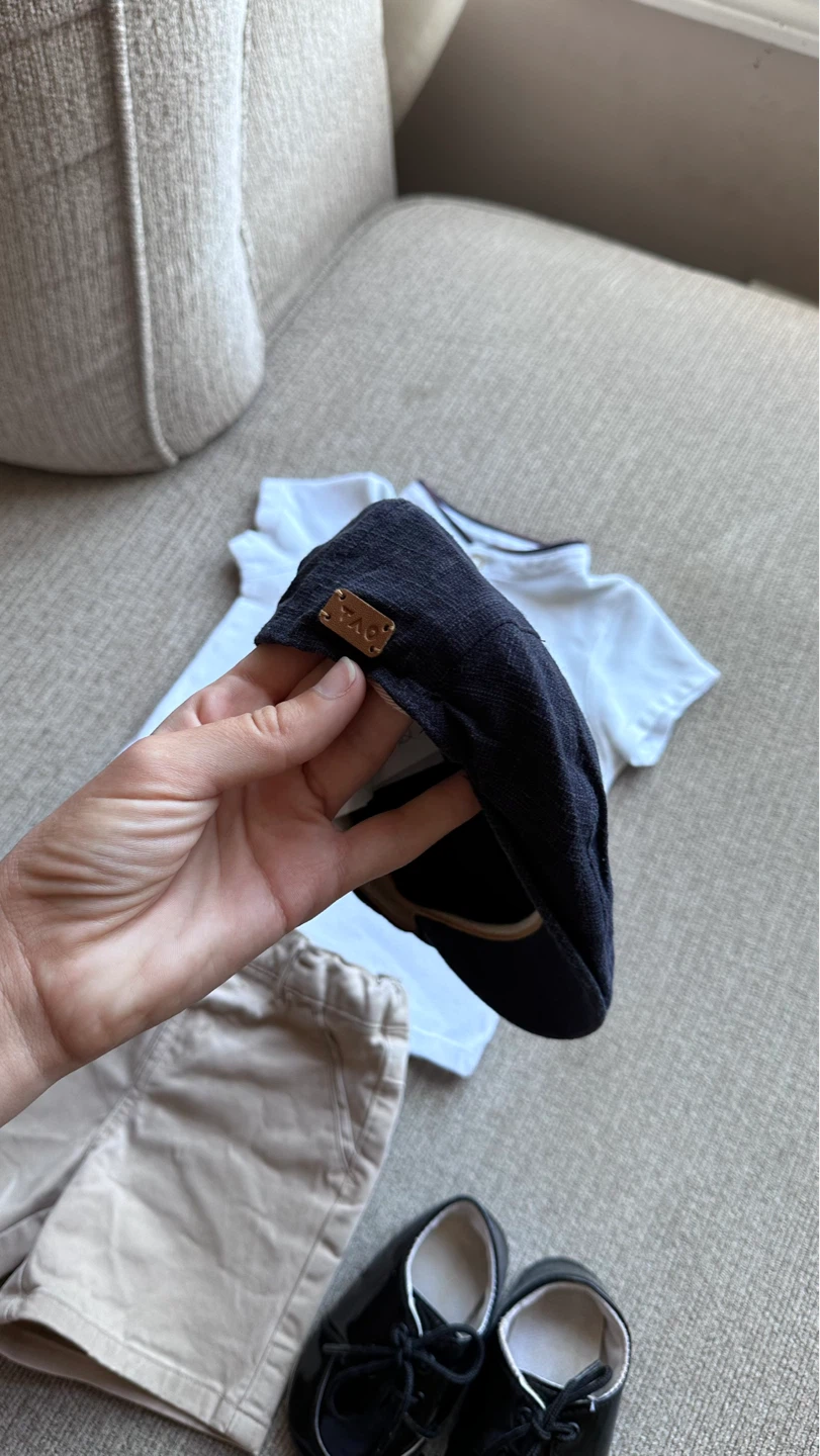 Baby Boy Outfit Set - Polo Shirt, Shorts, Shoes & Hat - photo 3