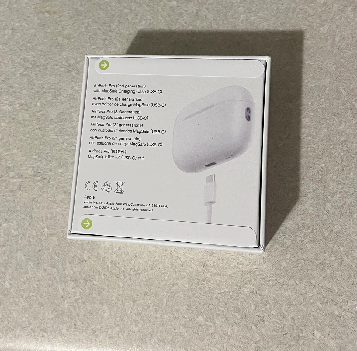 Apple AirPods Pro (2nd generation) with MagSafe Charging Case - photo 3
