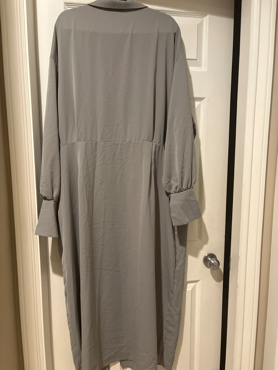 Brand New ASOS DESIGN Grey Wrap Midi Dress - photo 5