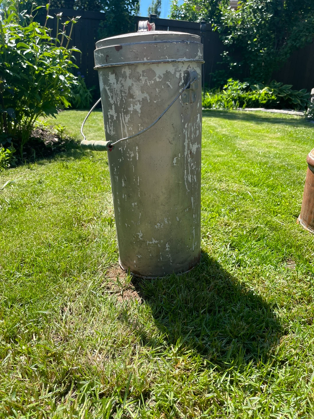 Vintage Metal Cream Can