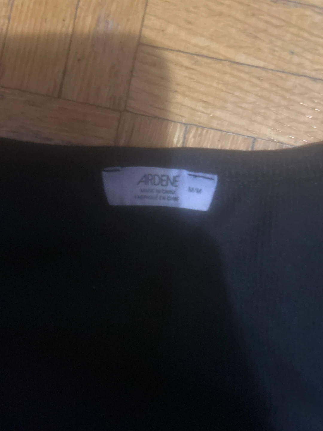 Ardene Black Wrap Crop Top M - photo 2