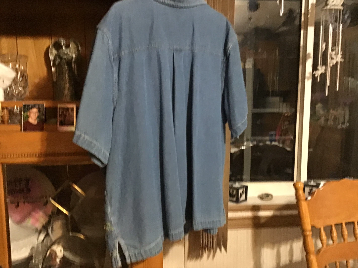 Denim Shirt with Palm Trees - photo 2