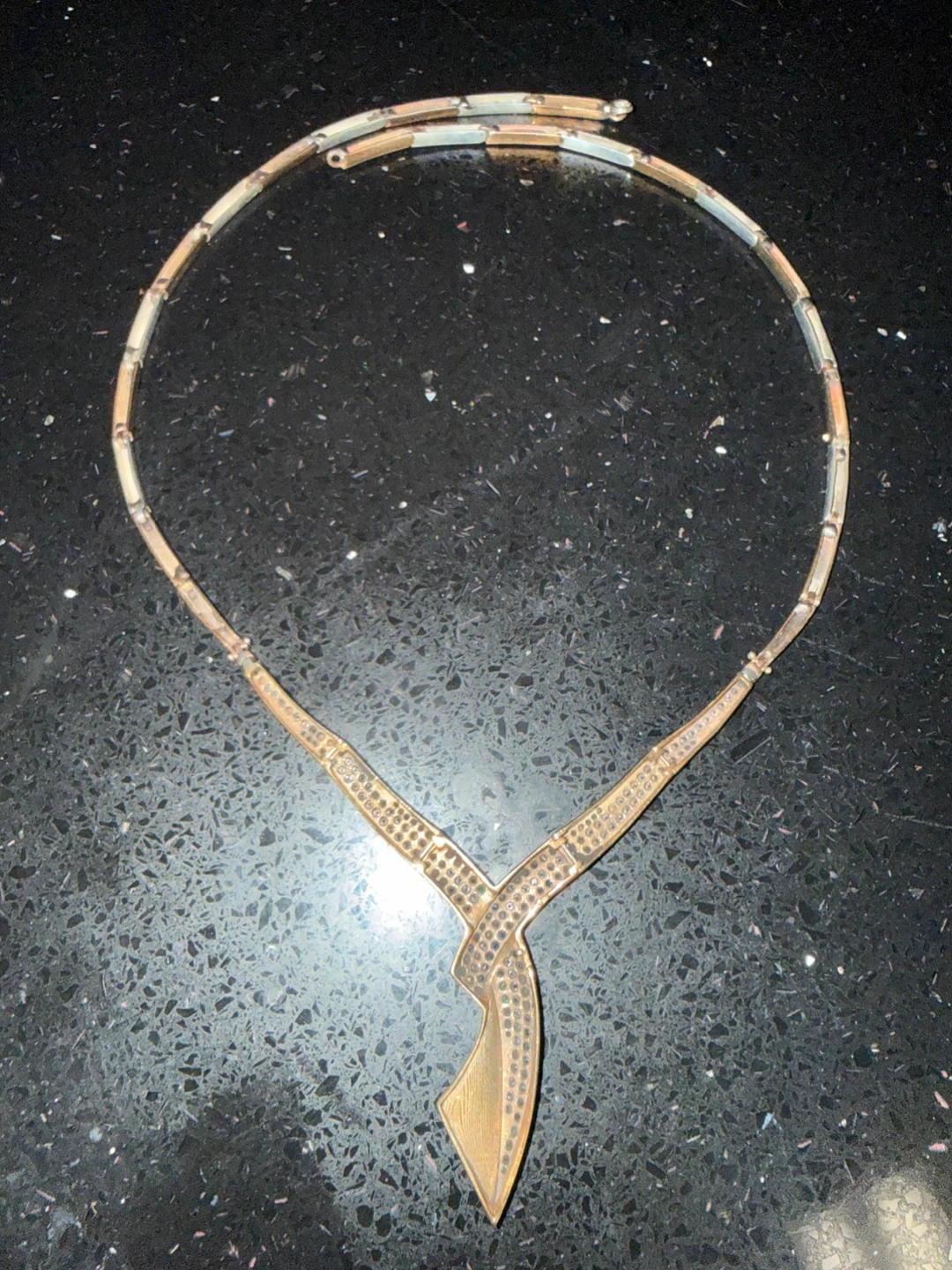 Rhinestone 925/copper 18” Necklace - photo 2