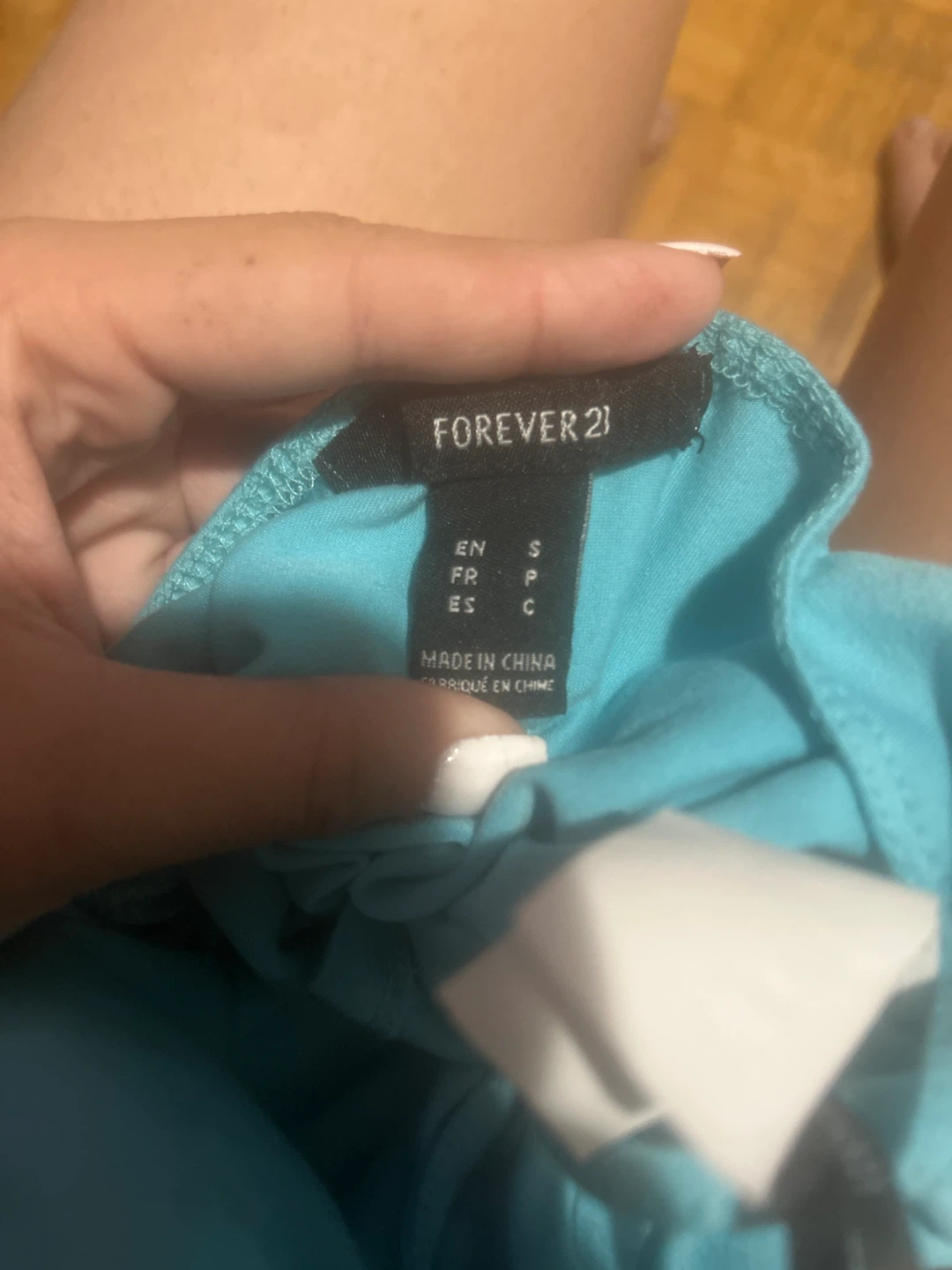 Forever 21 Blue Tank Top - Size S - photo 2