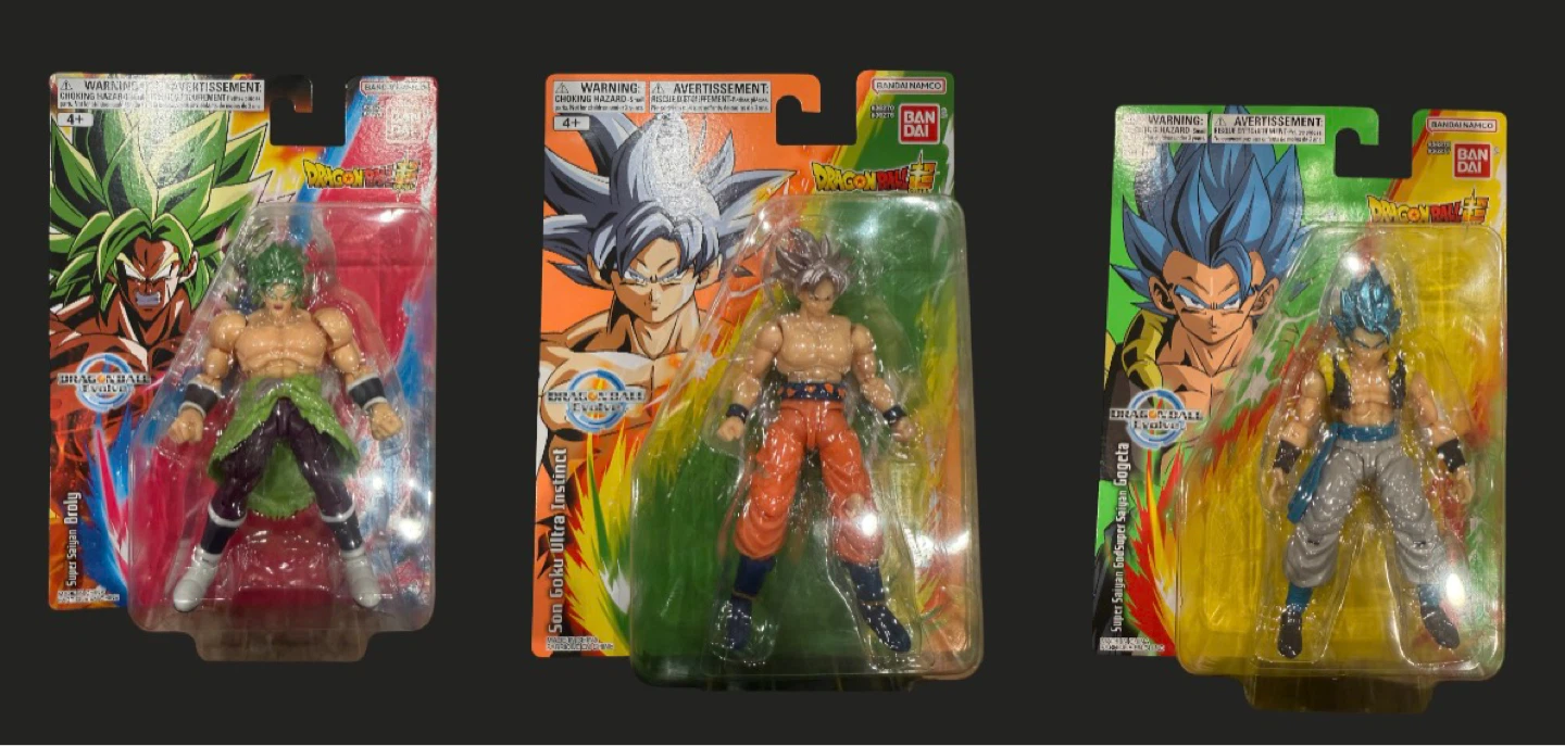 3 Dragon Ball Super Evolve Action Figures - photo 3