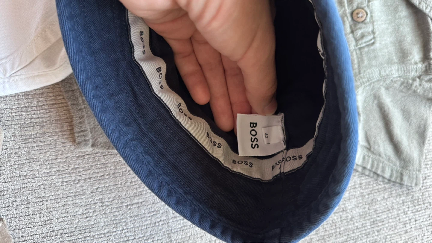 BOSS Hat, cotton set with loafers - photo 3