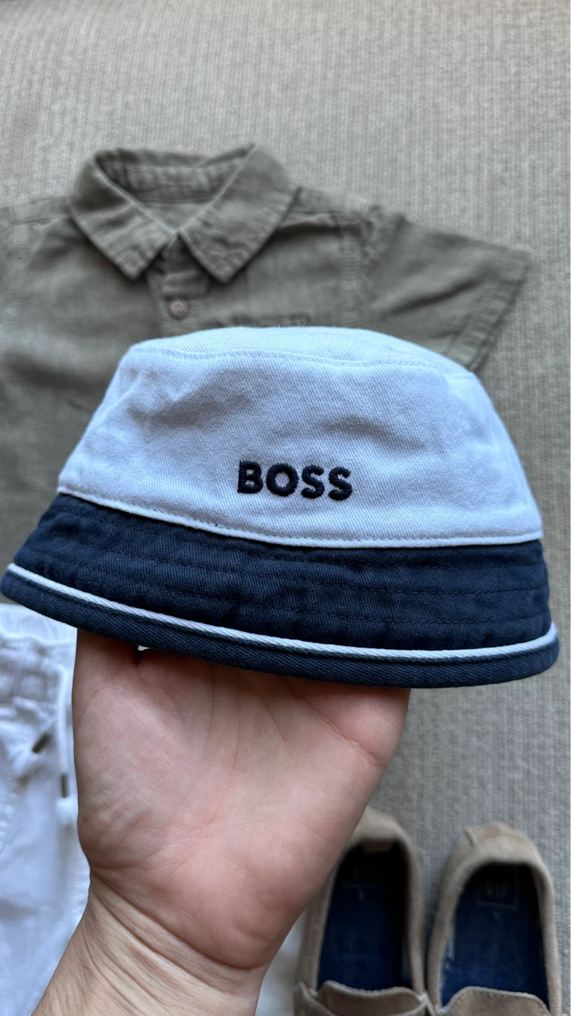 BOSS Hat, cotton set with loafers - photo 2