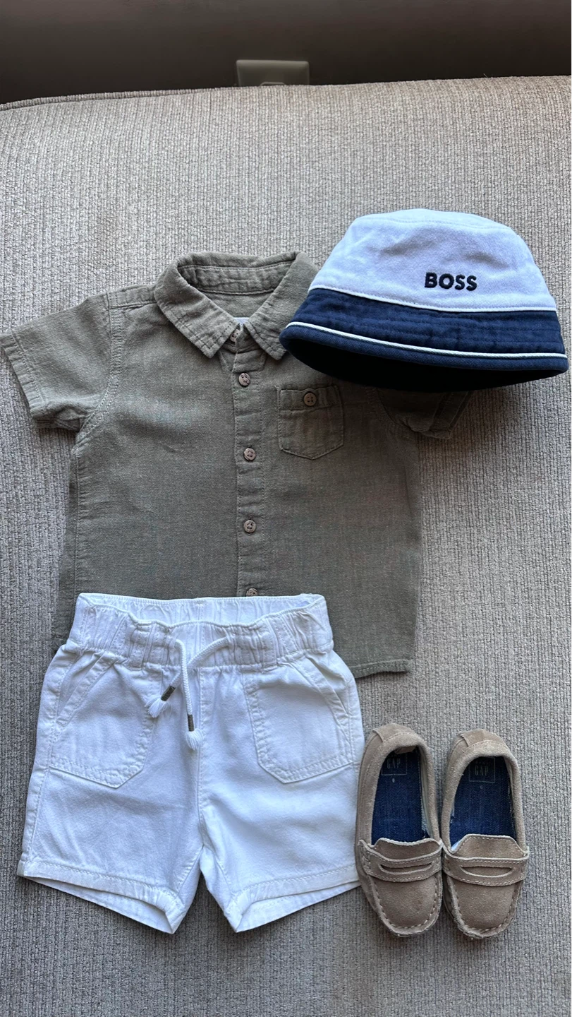BOSS Hat, cotton set with loafers
