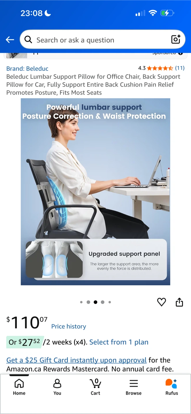 Beleduc Back Support Massage Cushion - photo 5