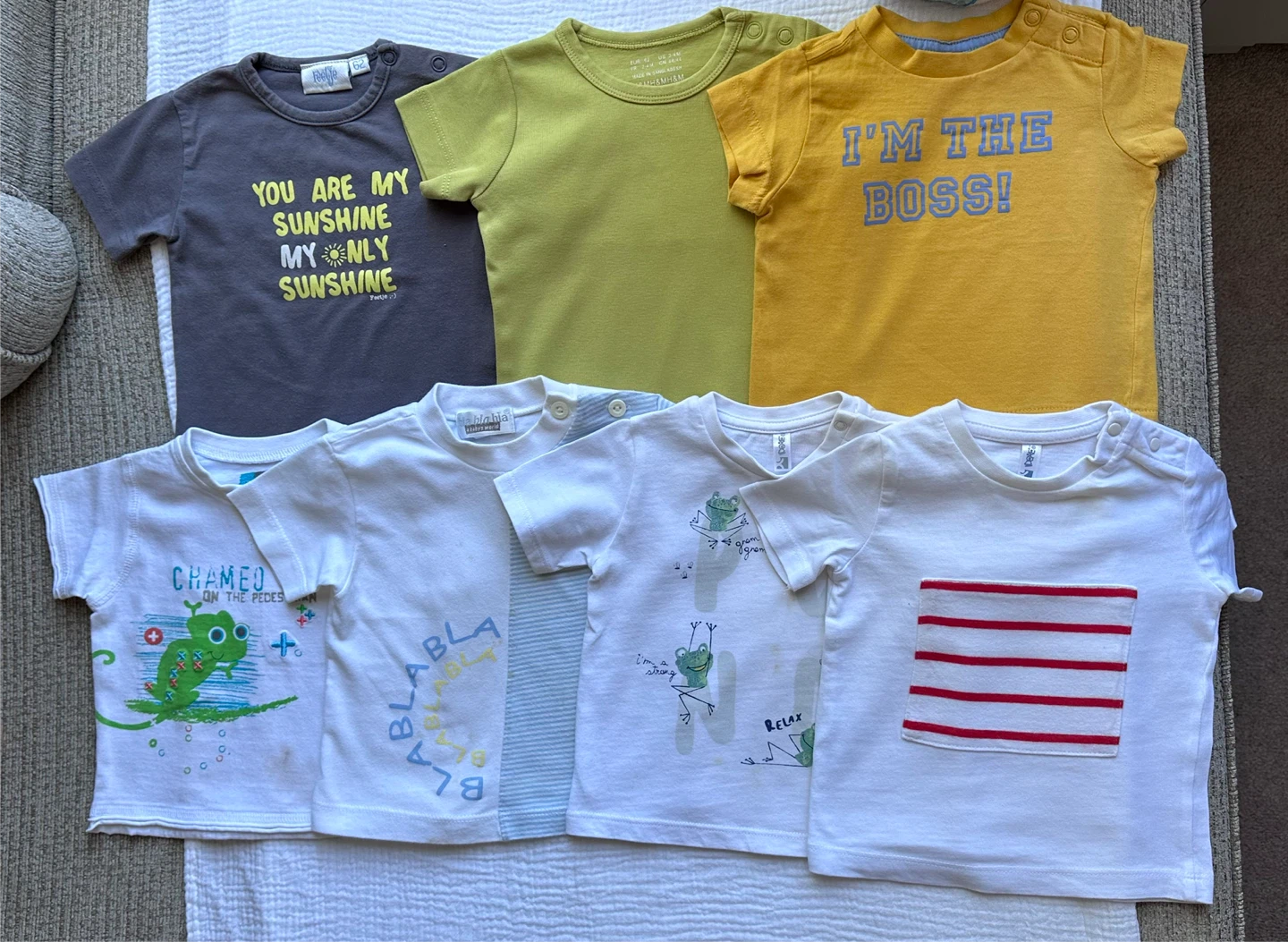Baby T-Shirts - 7 Pack 3-6 months