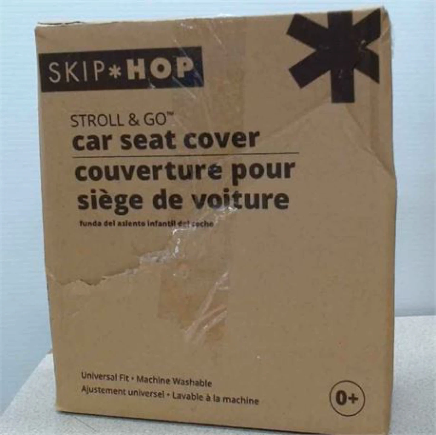 Skip Hop Winter Car Seat Cover, Stroll & Go, Black - photo 2