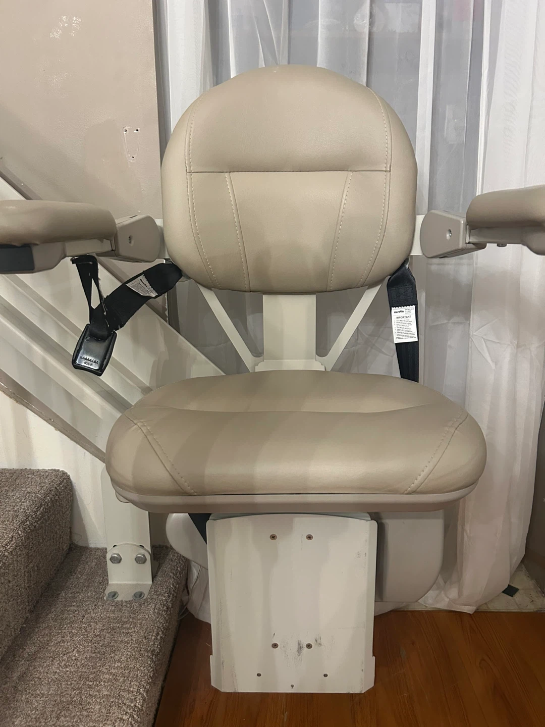 Leather motorized Stair Lift Chair seat - photo 2
