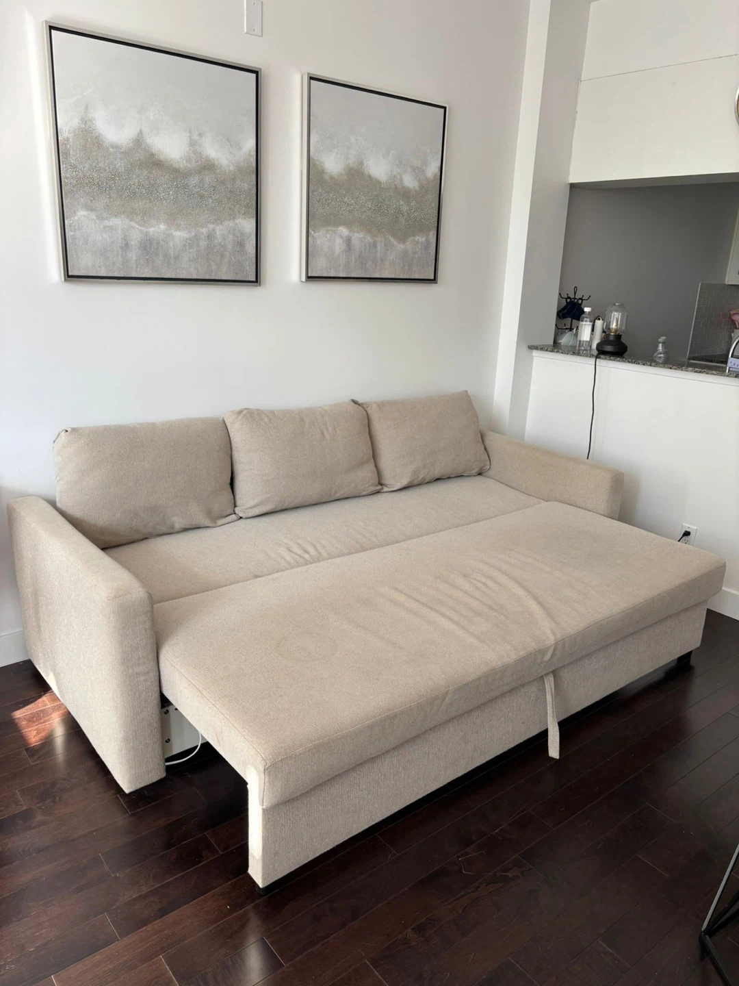 Sofa Bed - Beige - photo 3