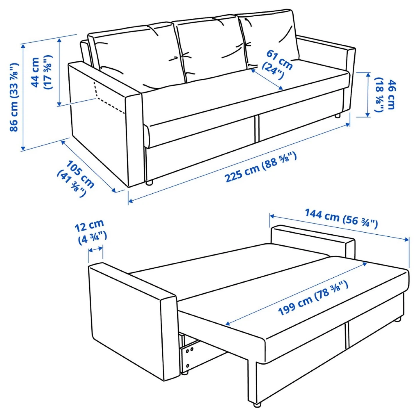 Sofa Bed - Beige - photo 4