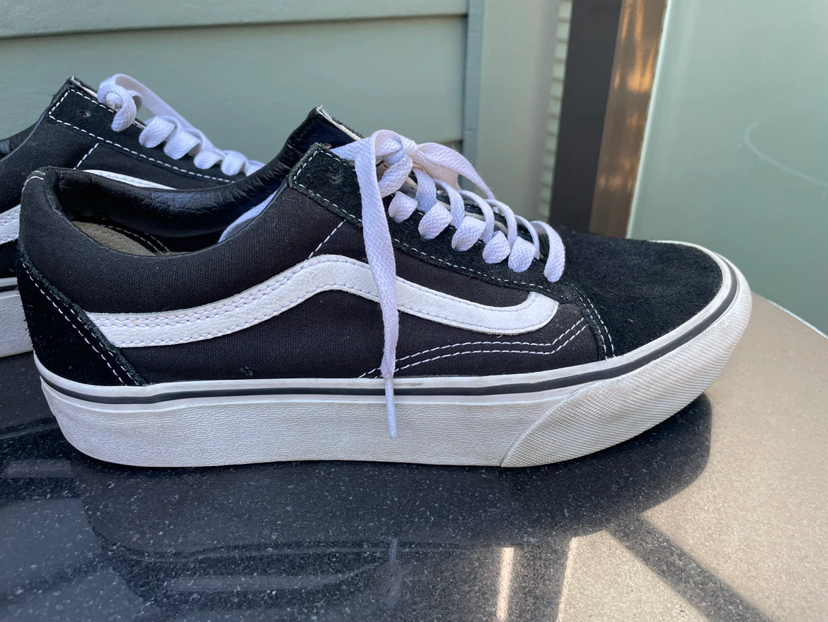 Vans Old Skool Platform Shoes m 7. W 8.5 - photo 5