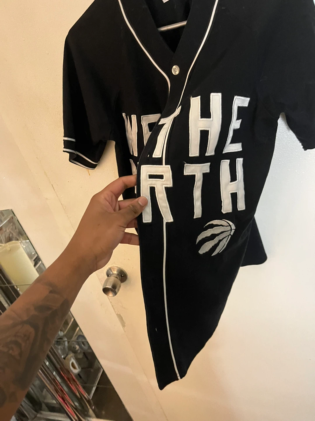 Starter Toronto Raptors "We The North" Baseball Jersey - photo 2