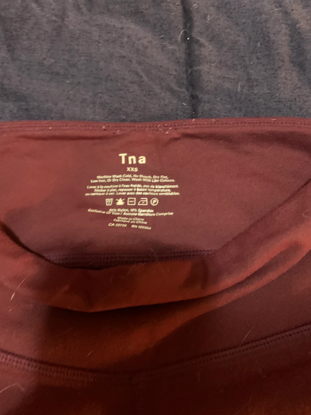 Tna Burgundy Leggings - photo 2