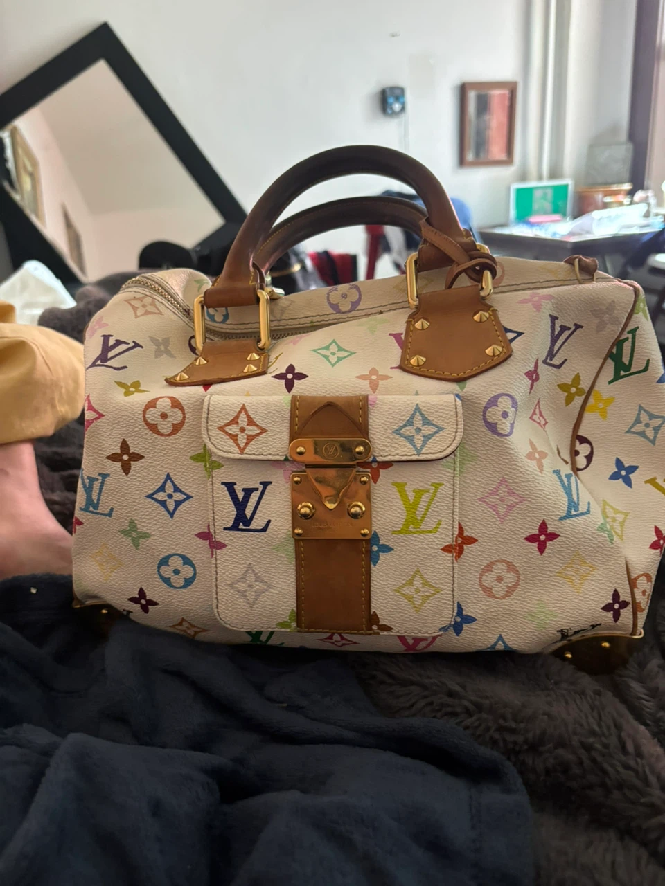 Louis Vuitton Monogram Multicolore Speedy 30 Handbag