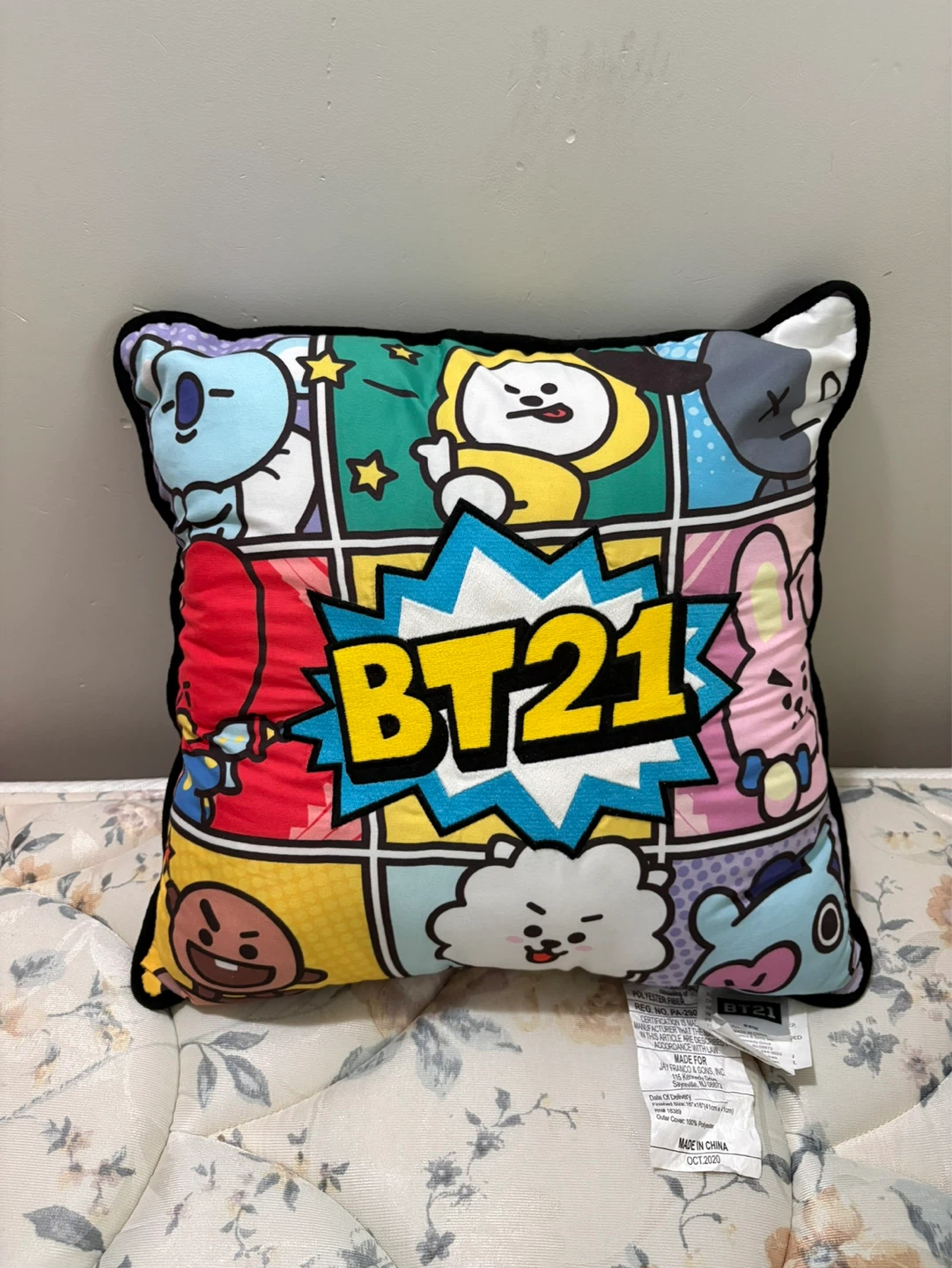BTS BT21 Pillow Throw