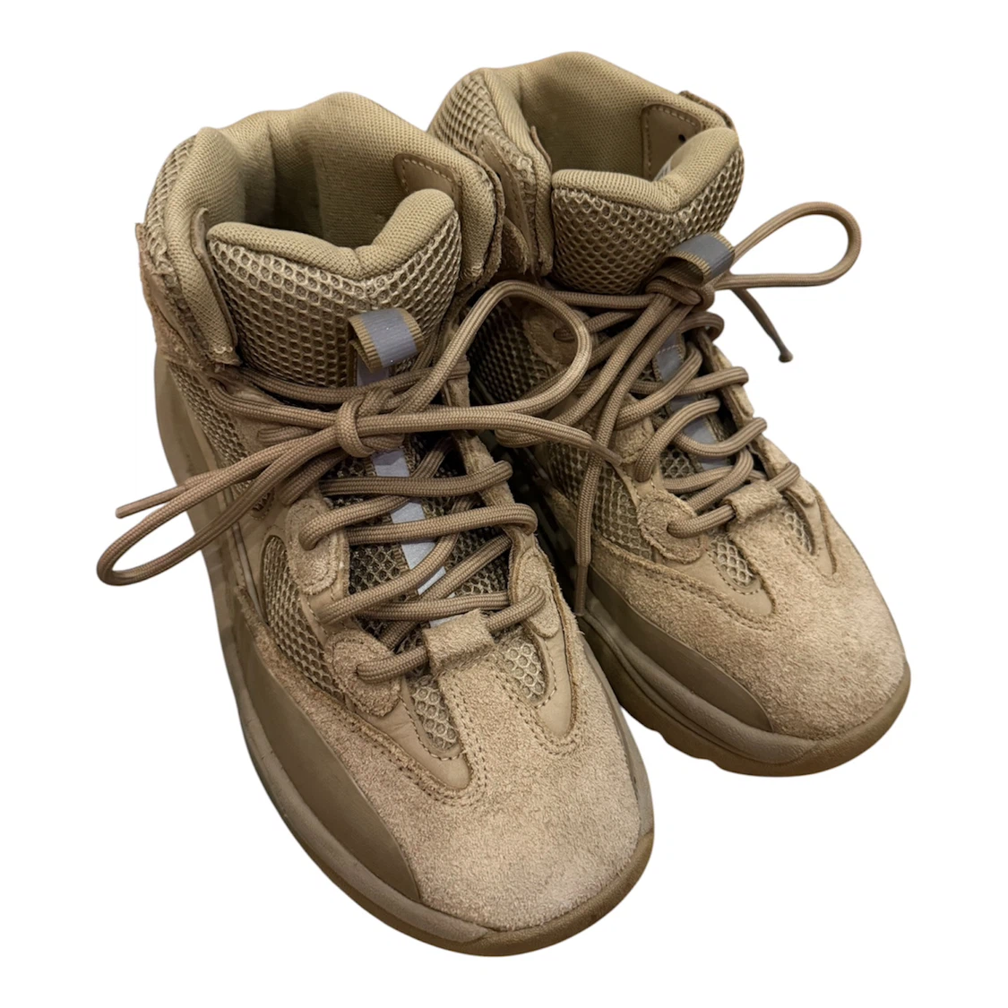 ADIDAS YEEZY DESERT BOOT ROCK SIZE 8M EG6462 - PRE-OWNED, NO BOX - photo 2