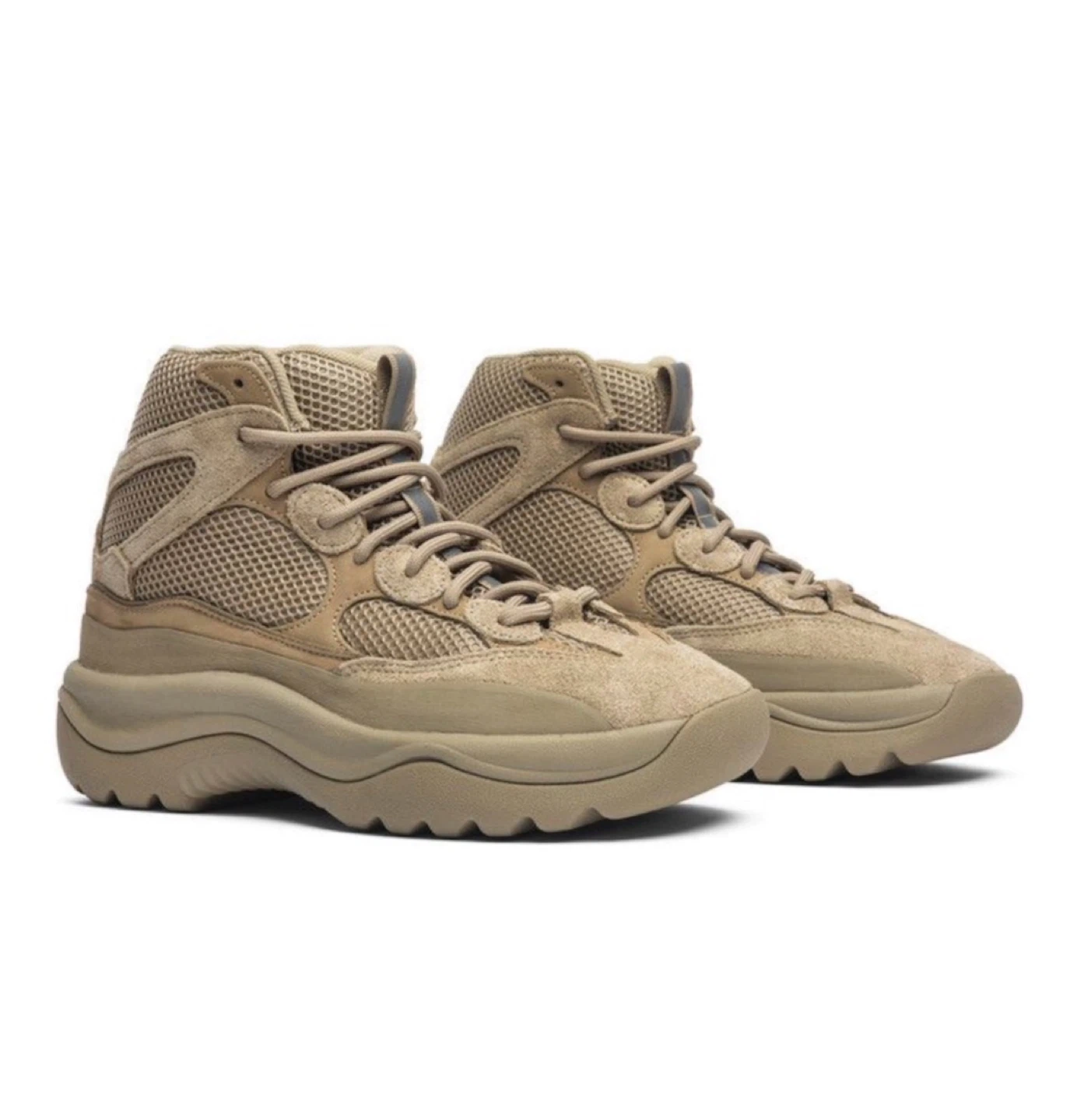 ADIDAS YEEZY DESERT BOOT ROCK SIZE 8M EG6462 - PRE-OWNED, NO BOX