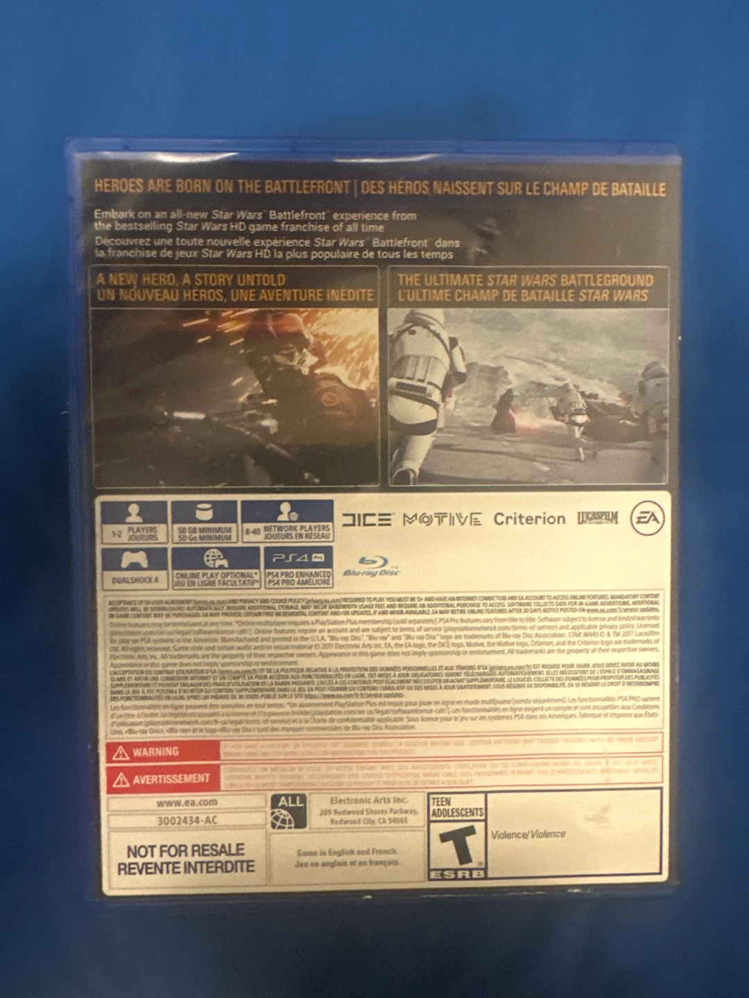 Star Wars Battlefront II PS4 Video Game - photo 2