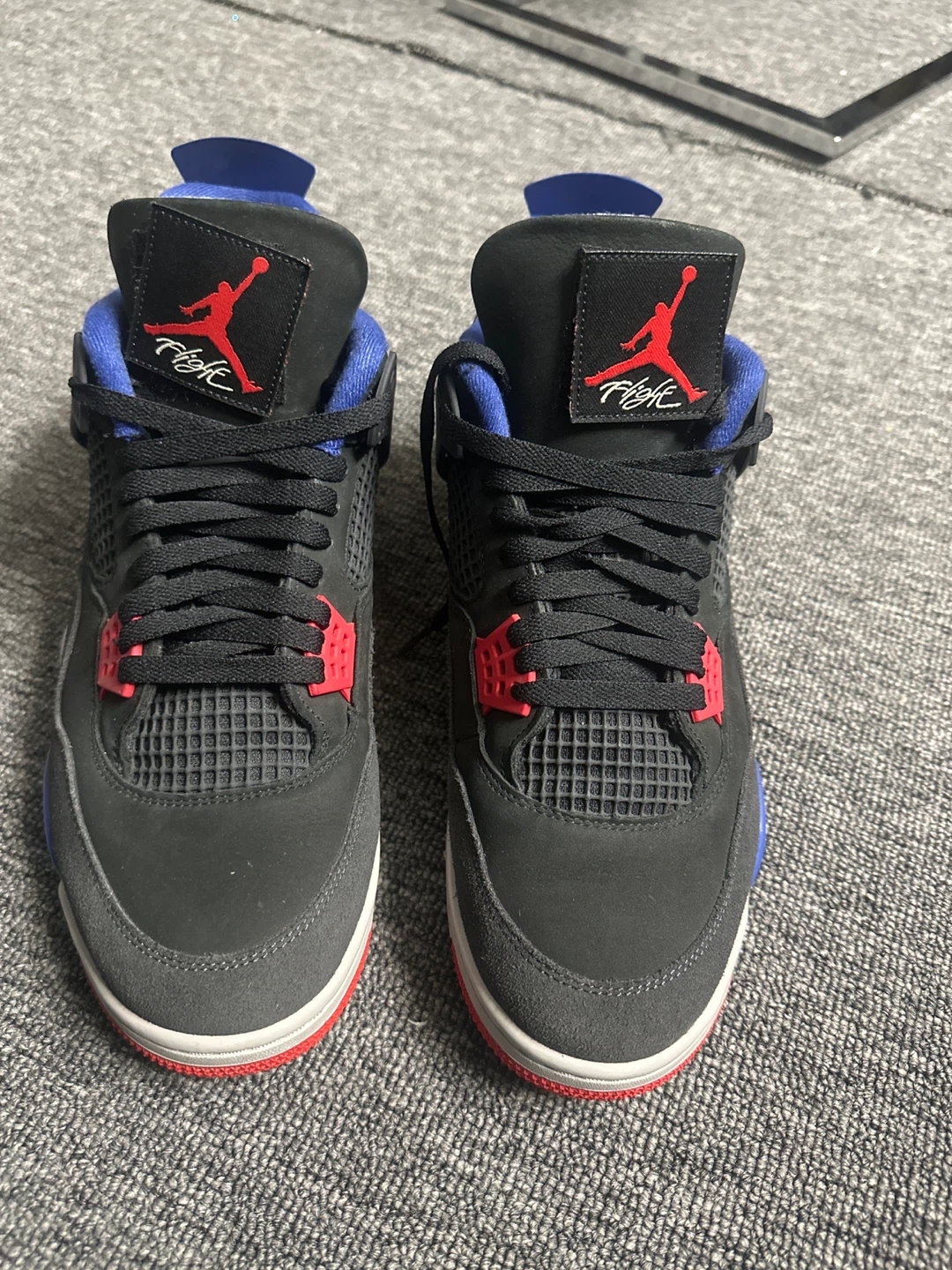 Nike Air Jordan 4 Retro "Black/Fire Red" Size 13