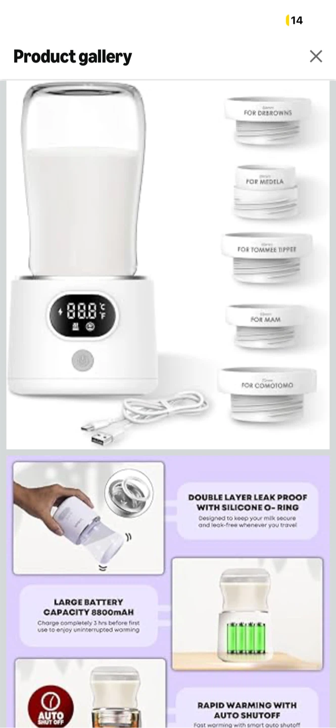 NEW! Dr.Bash Portable Bottle Warmer - photo 2