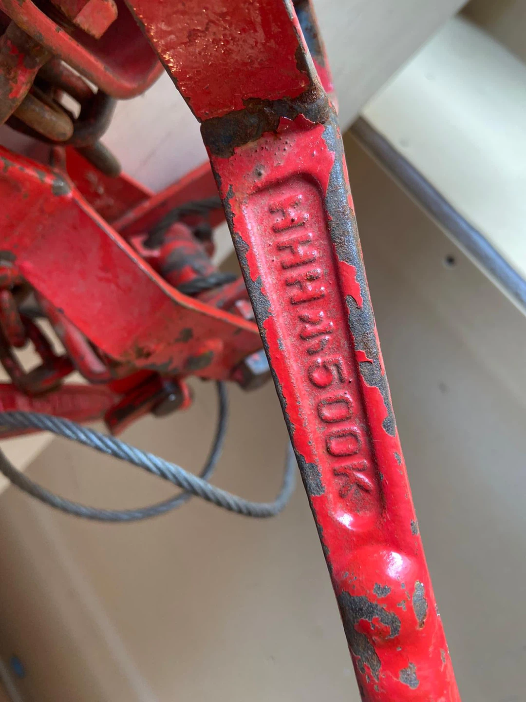 Red Wire Rope Hoist Puller - photo 4