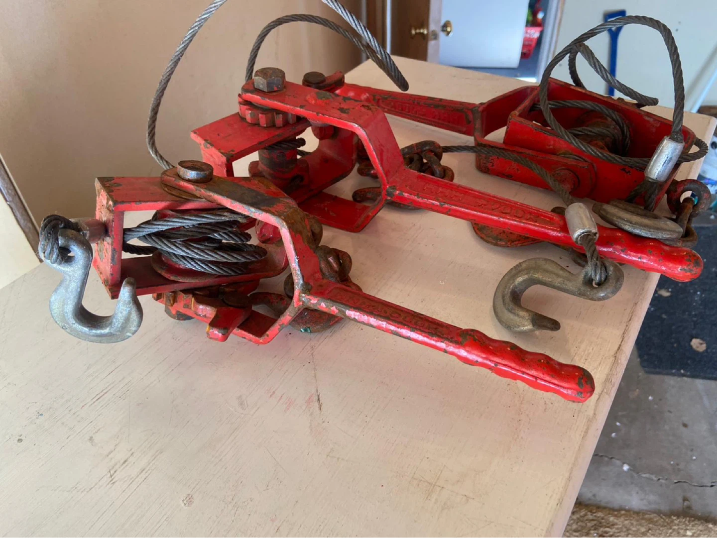 Red Wire Rope Hoist Puller - photo 5