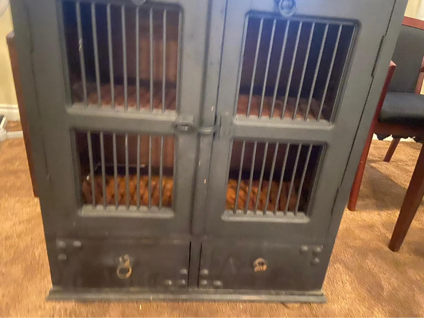 Black Pet Crate / End Table - photo 3