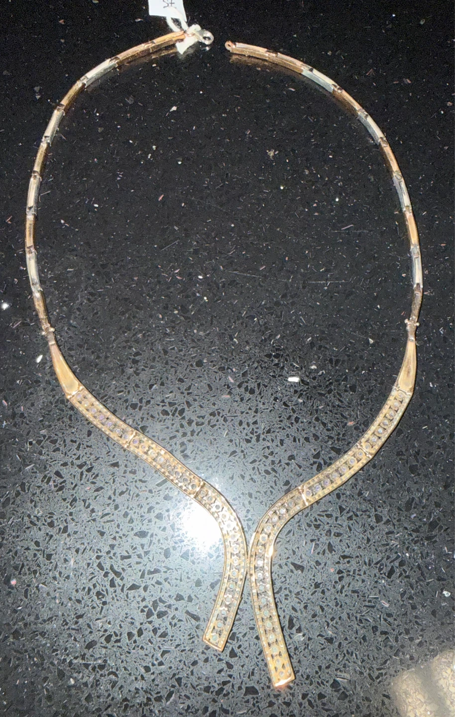 Sparkling 925/copper CZ and light purple stones 18” Necklace - photo 2
