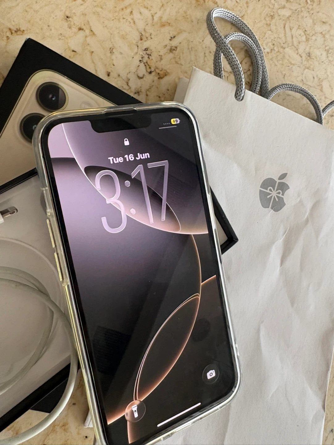 Apple iPhone 13 Pro 256 go gold - photo 4